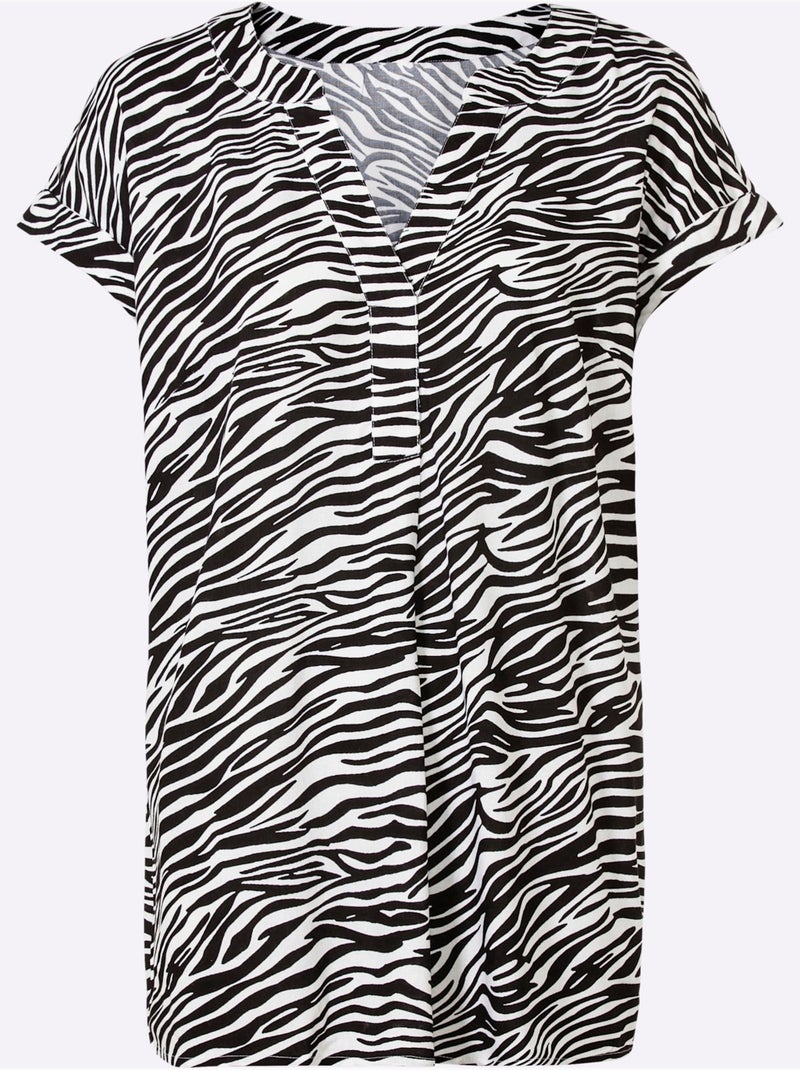 Motif Imprimé - Taille Standard - Witt Noir Blanc - Kiabi