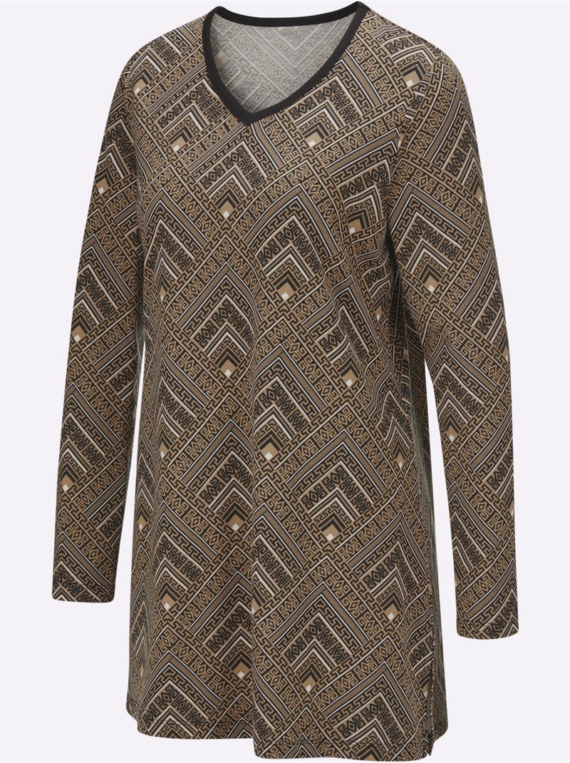 Motif Imprimé - Taille Standard - Witt Noir Marron - Kiabi