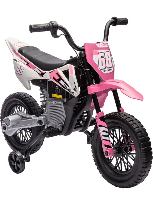 Moto cross électrique dirt bike enfant 2 vitesses 2,4-5 km/h musiques - Kiabi