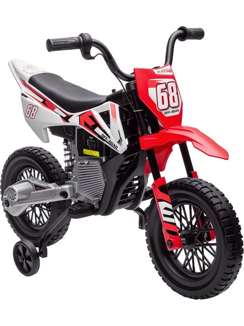 Moto cross électrique dirt bike enfant 2 vitesses 2,4-5 km/h musiques - Kiabi
