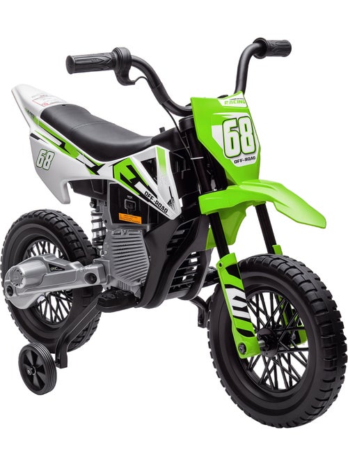 Moto cross électrique dirt bike enfant 2 vitesses 2,4-5 km/h musiques - Kiabi