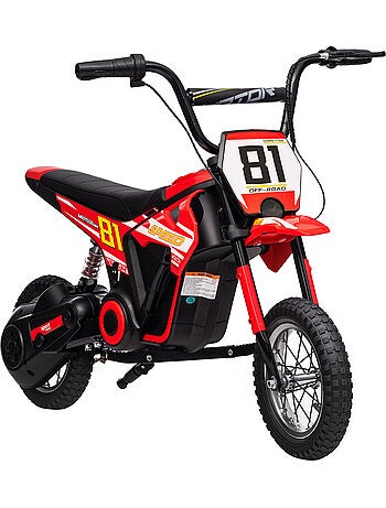 Moto cross électrique dirt bike enfant 250w 16 km/h max.