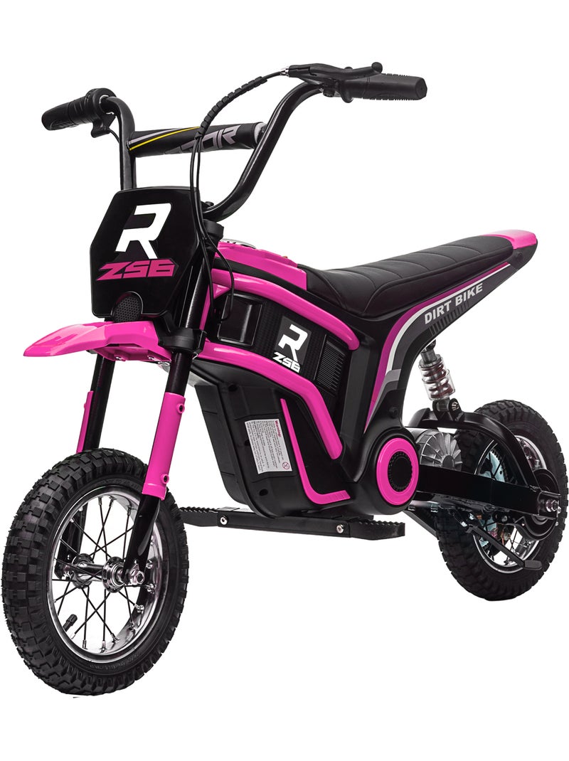 Moto cross électrique dirt bike enfant 350w 16 km/h max. Rose - Kiabi