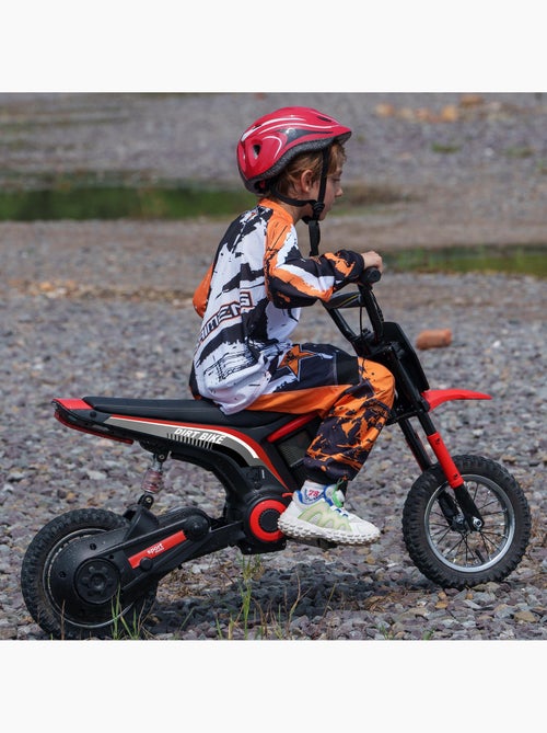 Moto cross électrique dirt bike enfant 350w 16 km/h max. - Kiabi