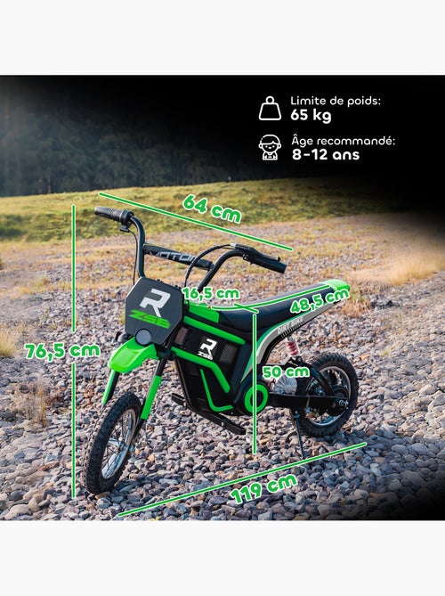 Moto cross électrique dirt bike enfant 350w 16 km/h max. - Kiabi