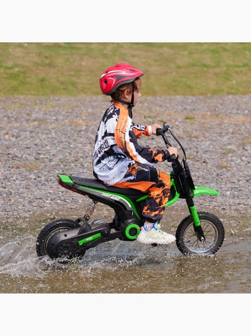 Moto cross électrique dirt bike enfant 350w 16 km/h max. - Kiabi