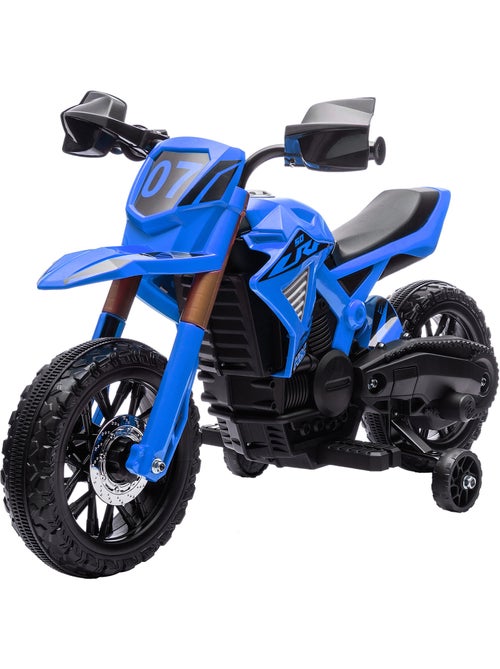 Moto cross électrique enfant 6 v 2 moteurs effets sonores max. 3 km/h - Kiabi