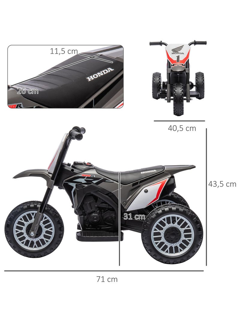 Moto Cross électrique enfant Honda CRF 450 R Gris - Kiabi