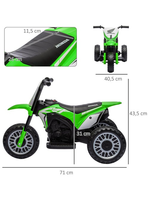Moto Cross électrique enfant Honda CRF 450 R - Kiabi
