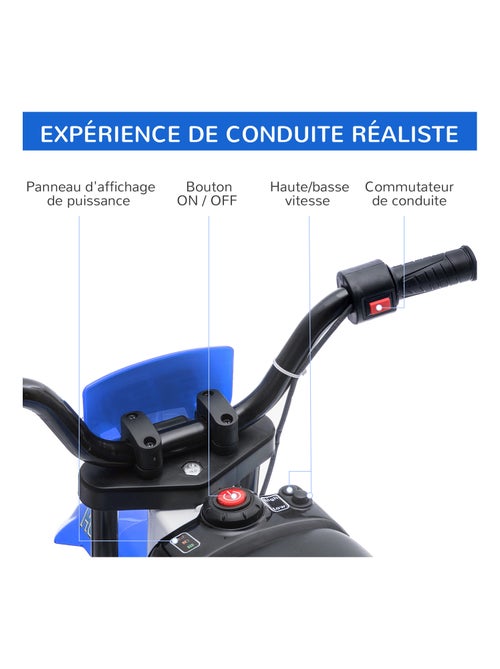 Moto cross électrique enfant RIDENFUN - Kiabi