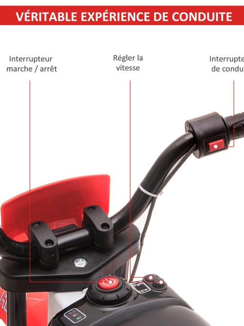 Moto cross électrique enfant RIDENFUN - Kiabi