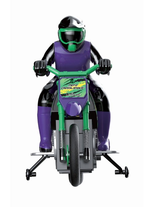 Moto Crosslander cascade extrême avec effets lumineux - Kiabi