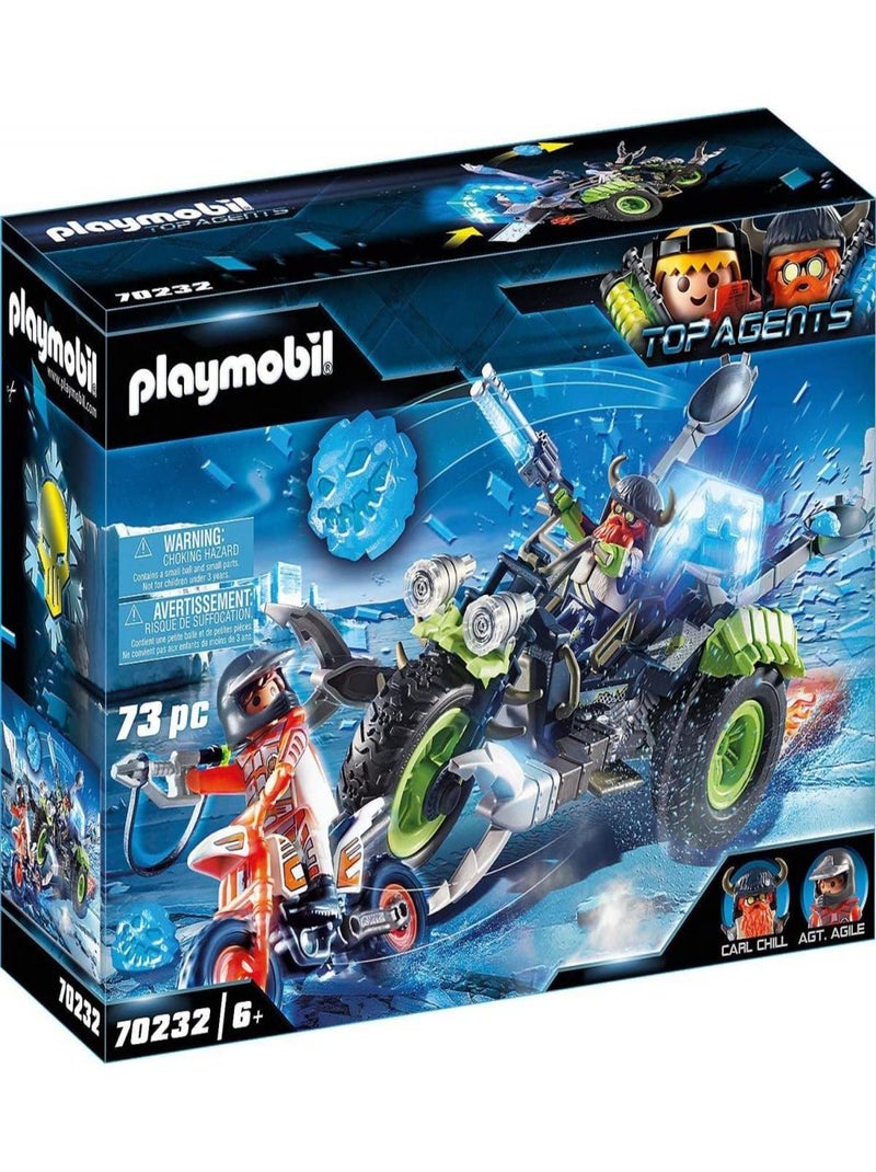 Moto des Neiges des Rebelles Arctiques - Playmobil Top Agents 70232 N/A - Kiabi