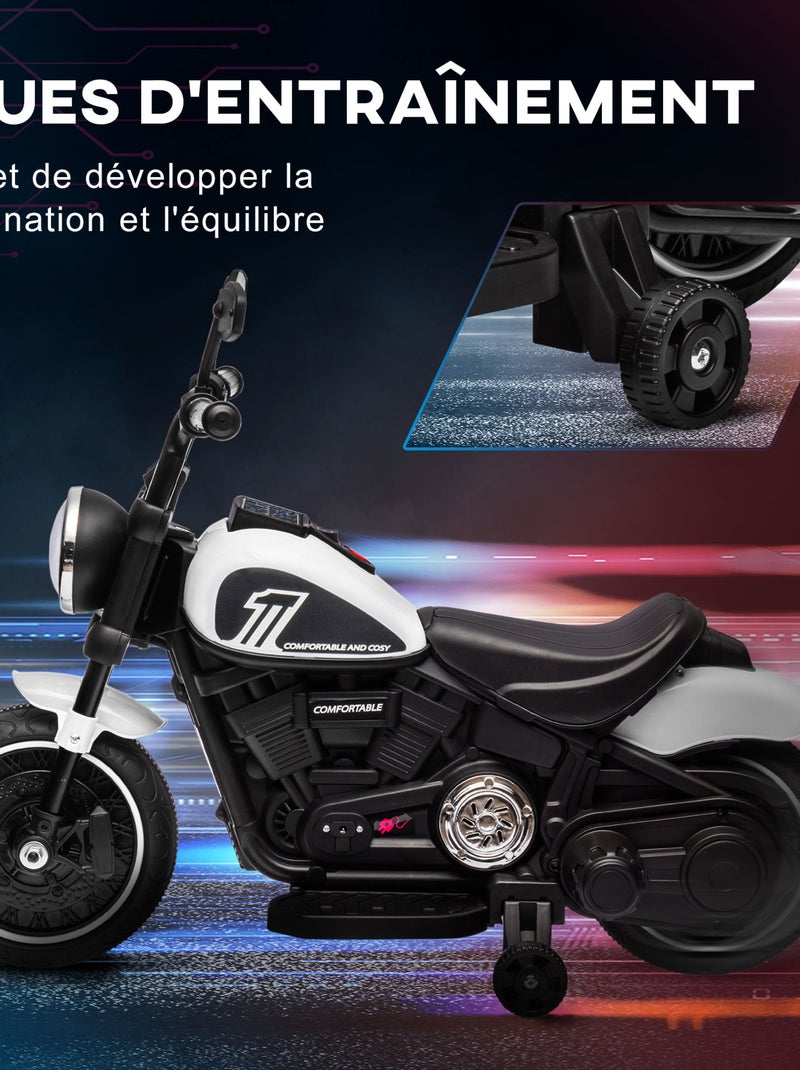 Moto électrique enfant Blanc Blanc - Kiabi