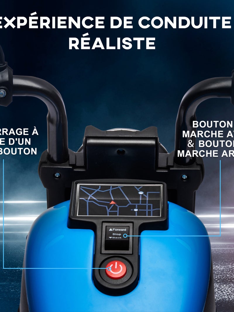 Moto électrique enfant Bleu Bleu - Kiabi