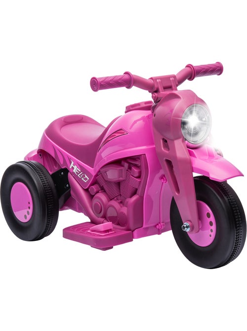 Moto électrique enfant chopper 3km/h 3 roues nombreux effets - Kiabi
