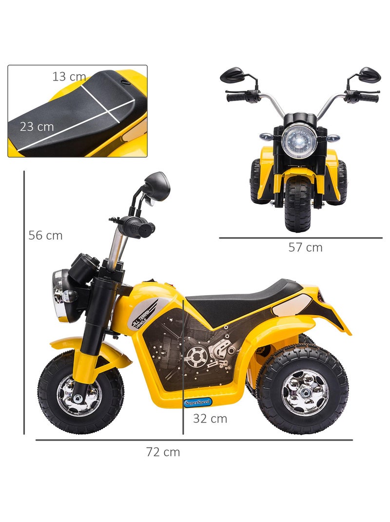 Moto électrique enfant CHOPPERZ Jaune - Kiabi