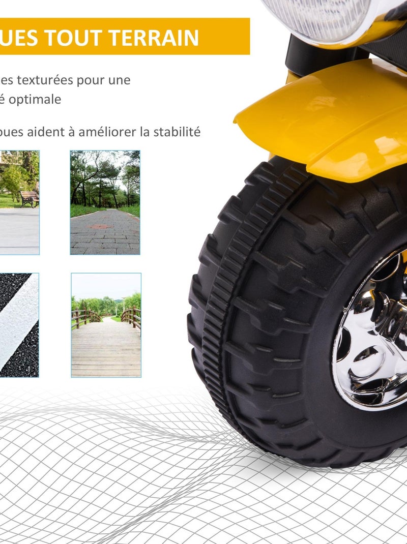 Moto électrique enfant CHOPPERZ Jaune - Kiabi