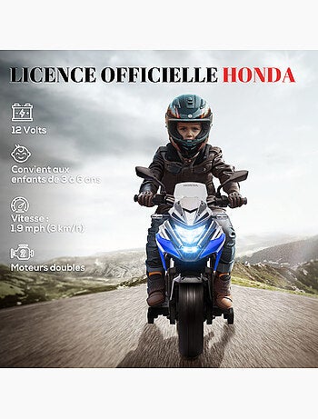 Moto électrique enfant Honda NC750x - nombreux équipements