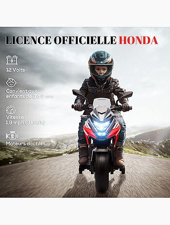 Moto électrique enfant Honda NC750x - nombreux équipements