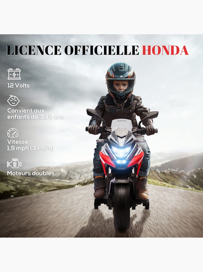 Moto électrique enfant Honda NC750x - nombreux équipements Rouge - Kiabi