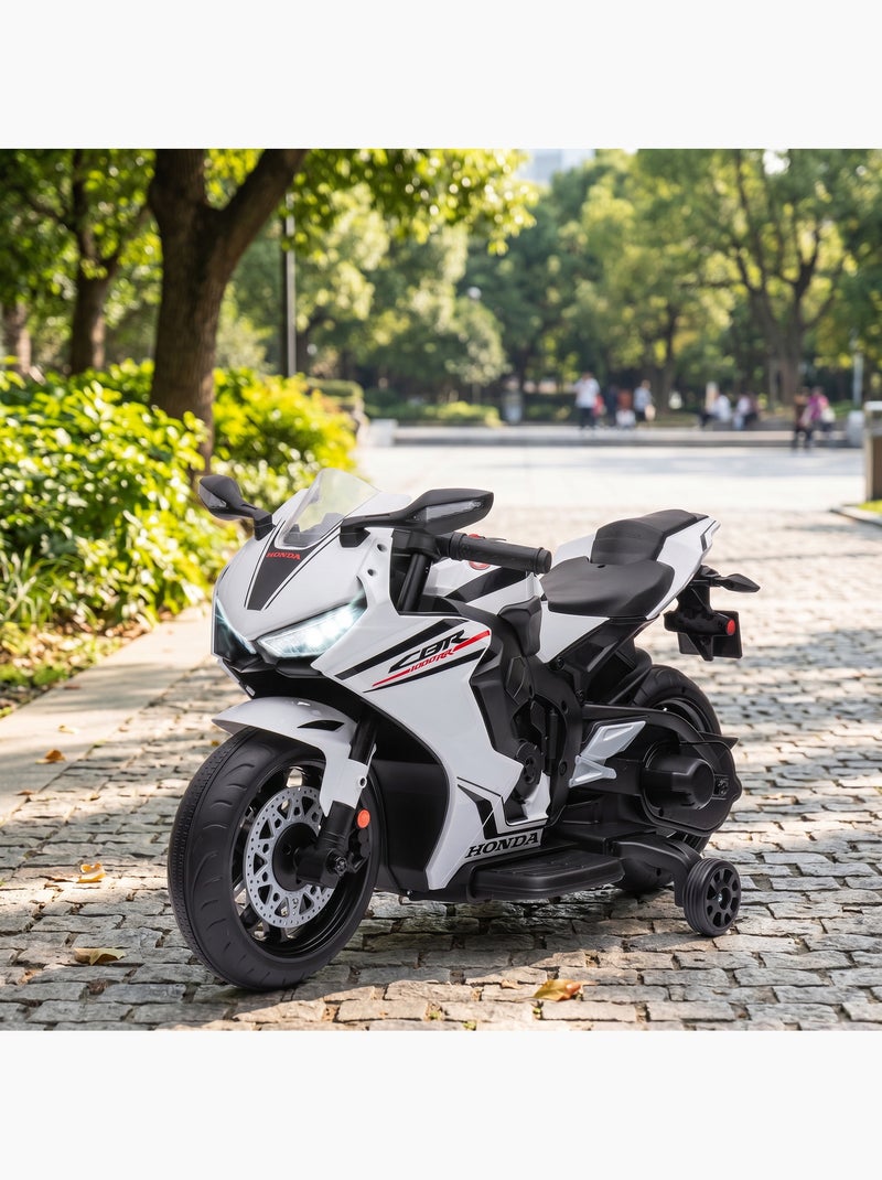 Moto électrique enfant licence officielle honda cbr 1000 rr Blanc Blanc - Kiabi