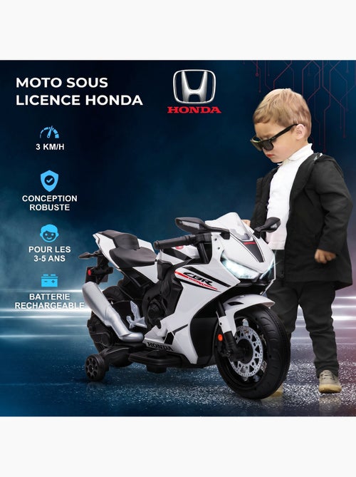 Moto électrique enfant licence officielle honda cbr 1000 rr - Kiabi