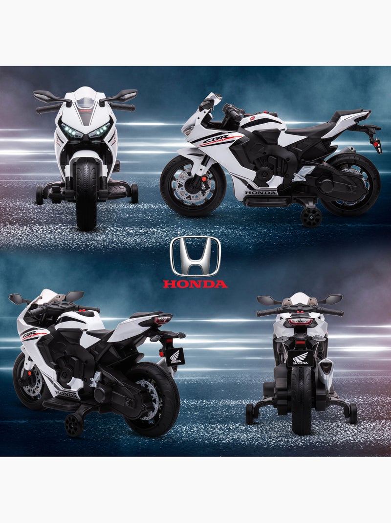 Moto électrique enfant licence officielle honda cbr 1000 rr Blanc Blanc - Kiabi
