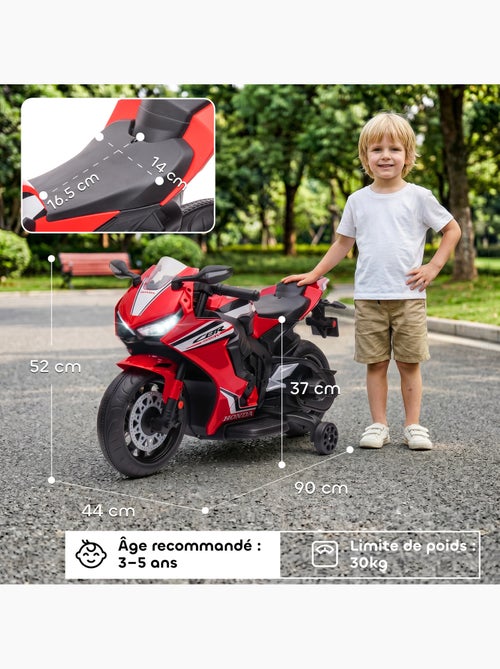 Moto électrique enfant licence officielle honda cbr 1000 rr - Kiabi