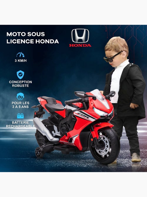 Moto électrique enfant licence officielle honda cbr 1000 rr - Kiabi