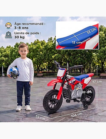 Moto électrique enfant licence officielle honda crf450r