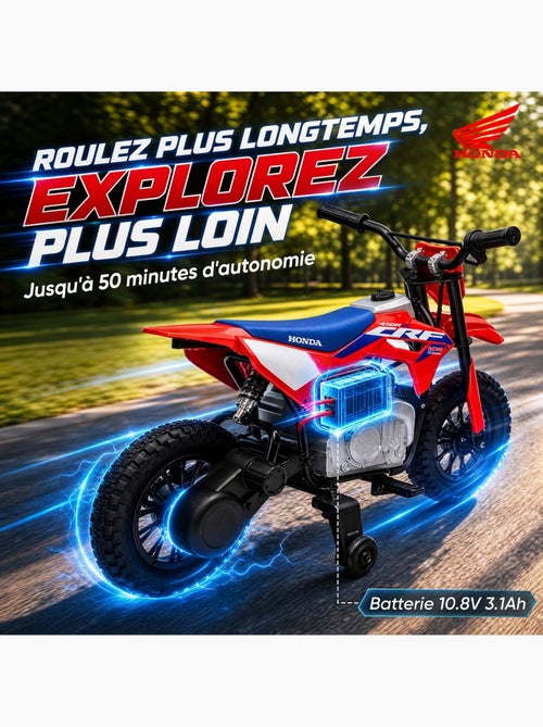 Moto électrique enfant licence officielle honda crf450r - Kiabi