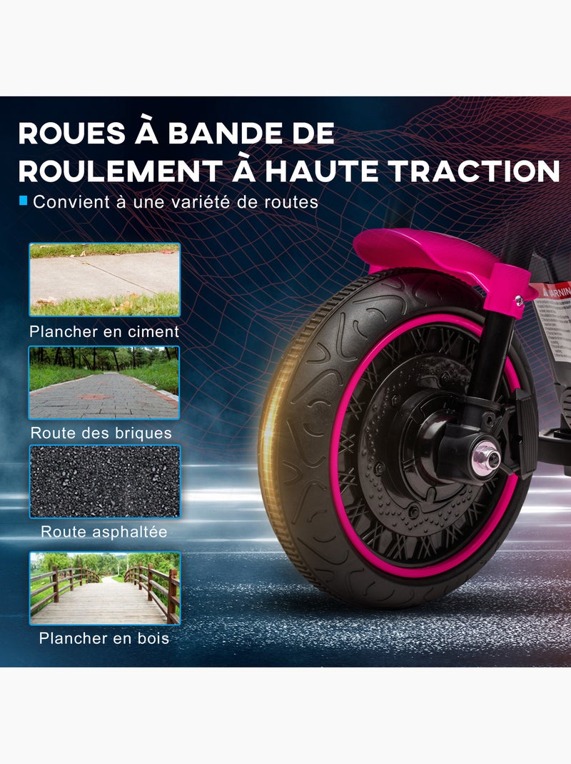 Moto électrique enfant Rose - Kiabi