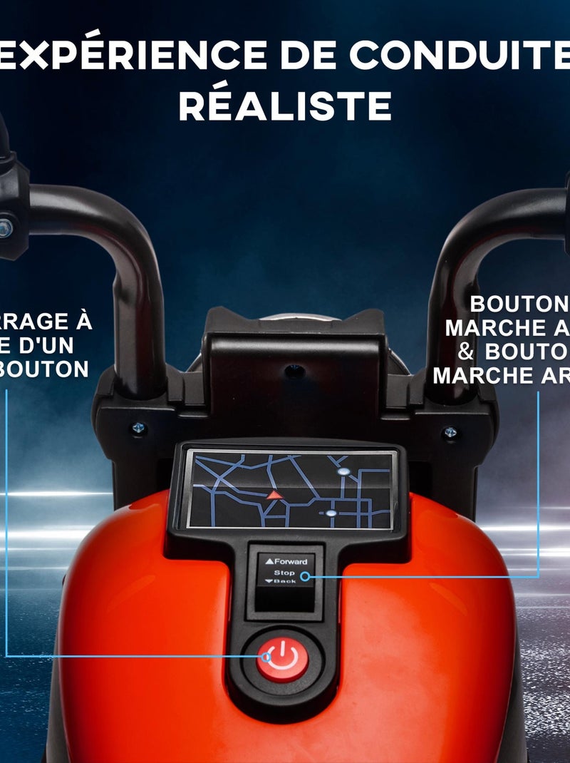 Moto électrique enfant Rouge - Kiabi