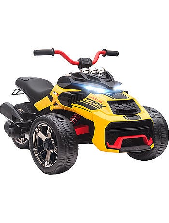 Moto électrique enfant trike side-car 12V 5Km/h max. effets sonores lumineux