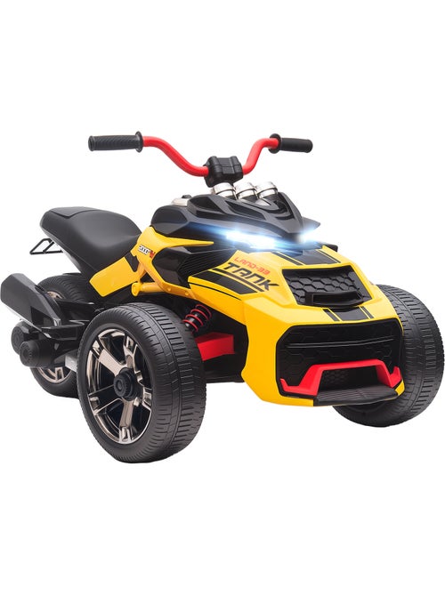 Moto électrique enfant trike side-car 12V 5Km/h max. effets sonores lumineux - Kiabi
