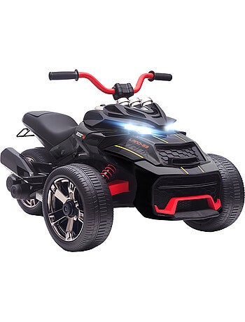 Moto électrique enfant trike side-car 12V 5Km/h max. effets sonores lumineux