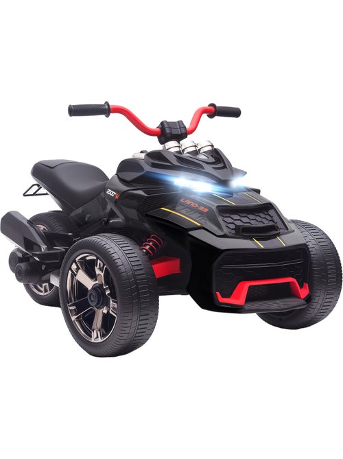 Moto électrique enfant trike side-car 12V 5Km/h max. effets sonores lumineux - Kiabi
