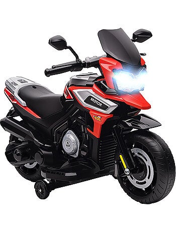 Moto électrique enfants 18-36 mois pp et métal rouge
