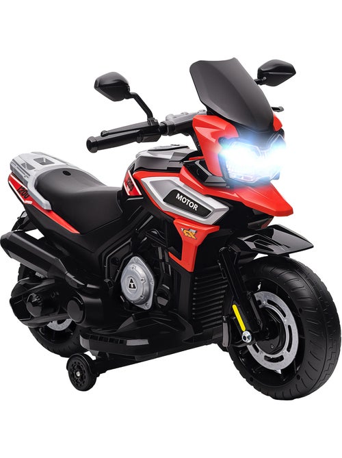 Moto électrique enfants 18-36 mois pp et métal rouge - Kiabi
