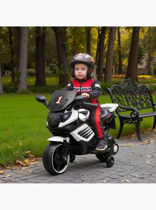 Moto électrique enfants effets lumineux sonores - Kiabi