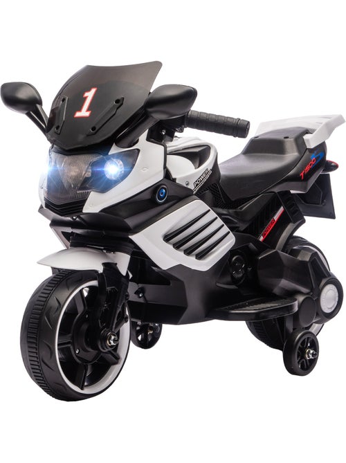 Moto électrique enfants effets lumineux sonores - Kiabi