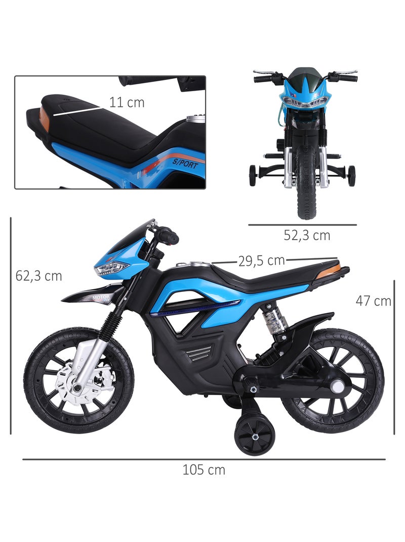 Moto électrique pour enfant Bleu Bleu - Kiabi