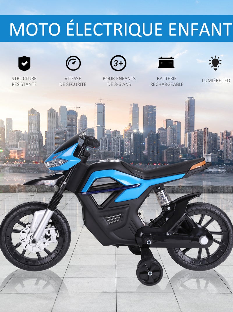 Moto électrique pour enfant Bleu Bleu - Kiabi