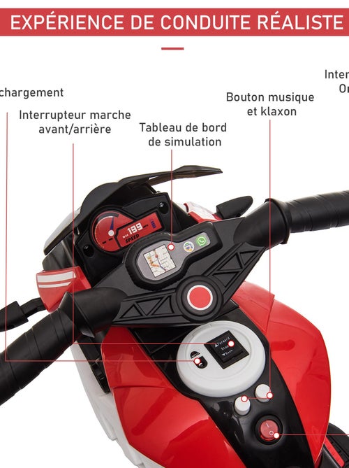 Moto électrique pour enfants 3 roues - Kiabi