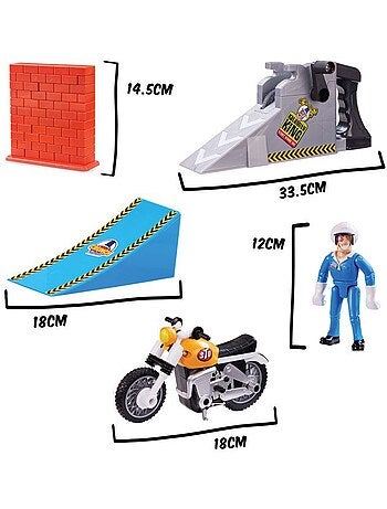 Moto nitro boost - bandai - stuntman stu - coss8201
