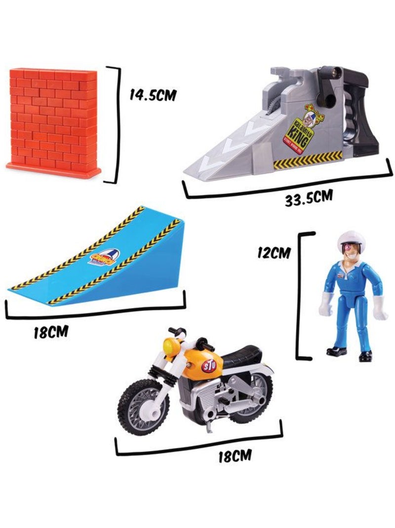 Moto nitro boost - bandai - stuntman stu - coss8201 Multicolore - Kiabi