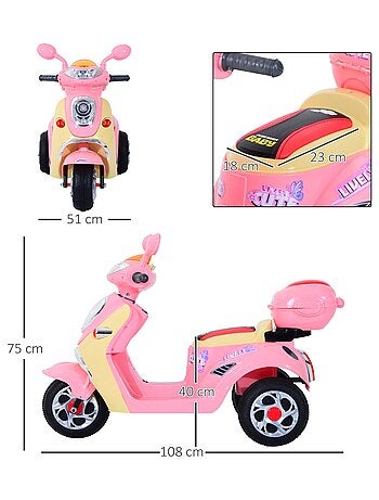 Moto scooter électrique pour enfants