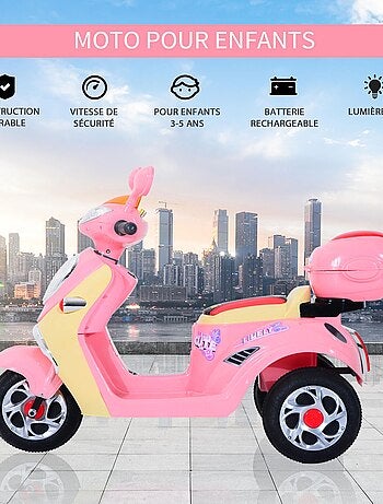 Moto scooter électrique pour enfants