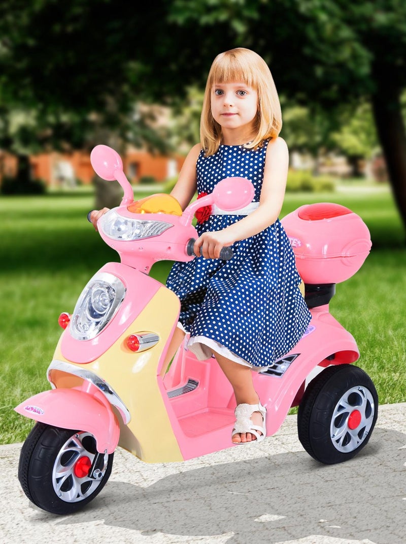 Moto scooter électrique pour enfants Rose - Kiabi